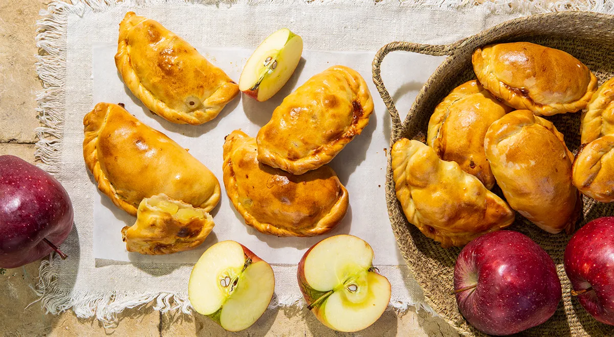 Рецепт кокроки с красными яблоками