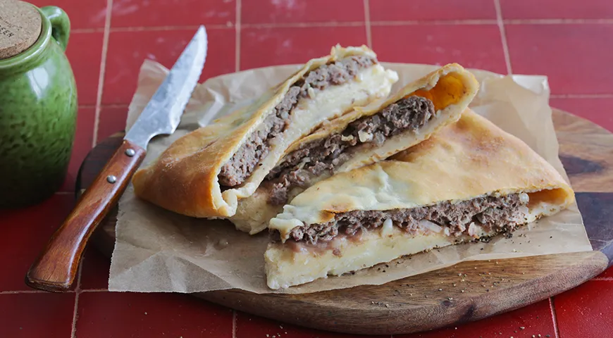 рецепт осетинского пирога с мясом в духовке с пошаговым фото | Дзен