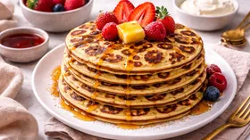 Леопардовые, в сердечко: 3 трендовых способа приготовить красивые блинчики