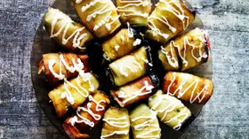 Баклажановые рулетики