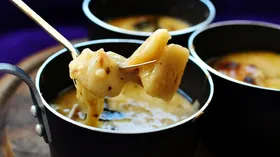 Жюльен из гребешка и грибов