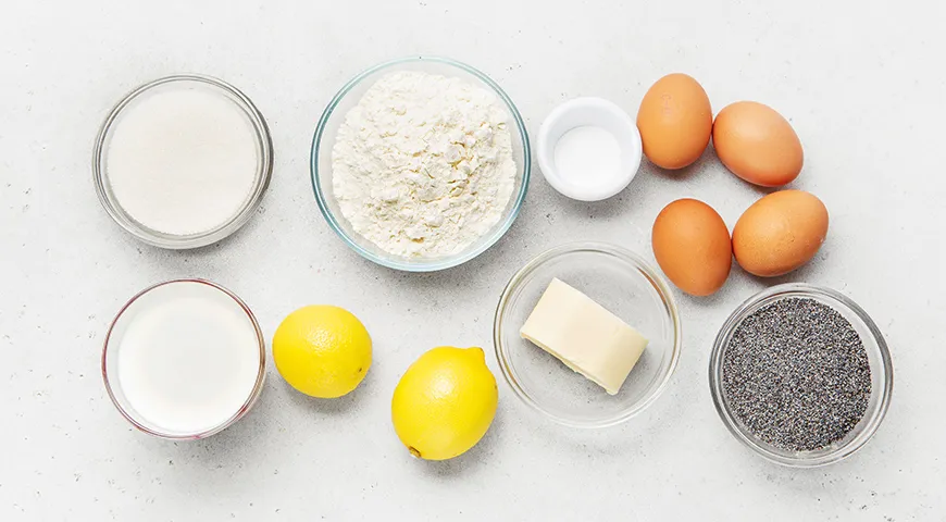 Маковый бисквит