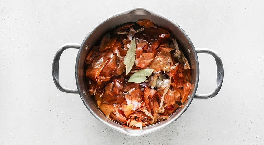 Пузанина в луковой шелухе