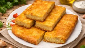 Пирог на майонезе с картошкой