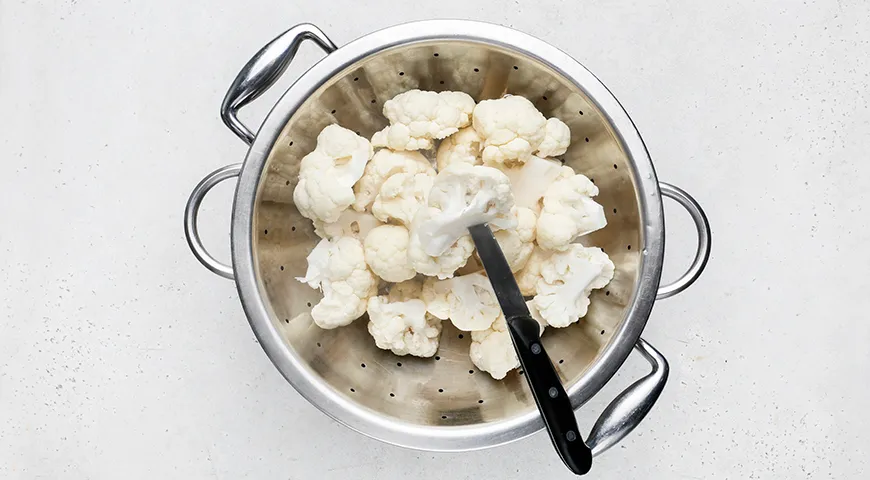 Цветная капуста на пару