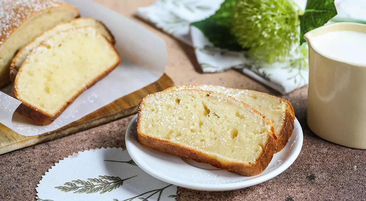 Кекс на кефире без яиц