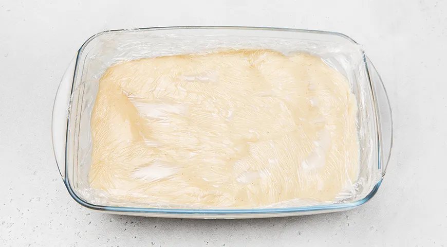 Бисквитный торт с кремом пломбир