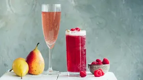 Рецепты с фруктами, напитками и шампанским
