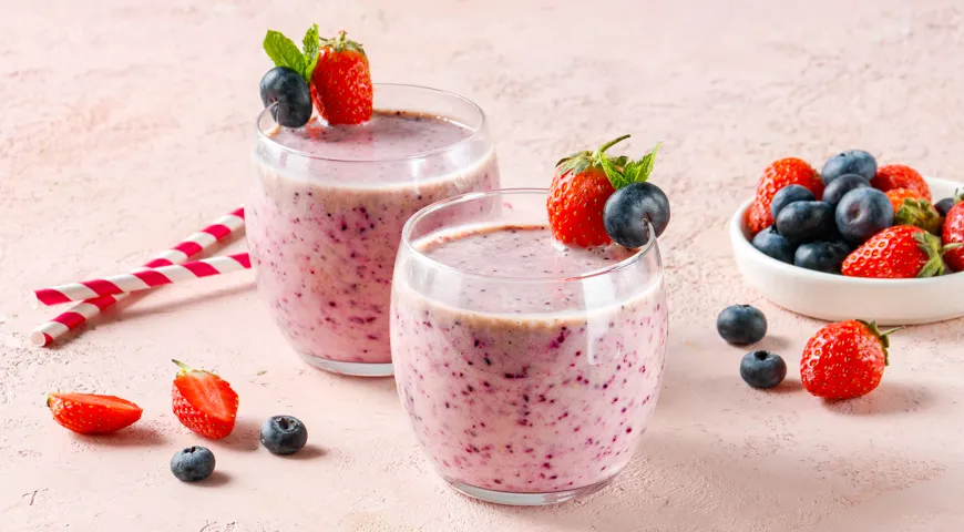 Смузи из авокадо с огурцом 