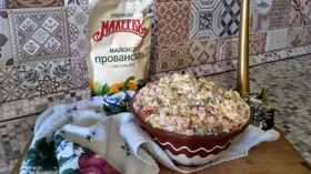 Салат Оливье с майонезом Махеевъ