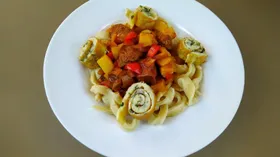 Манпар — блюдо из баранины