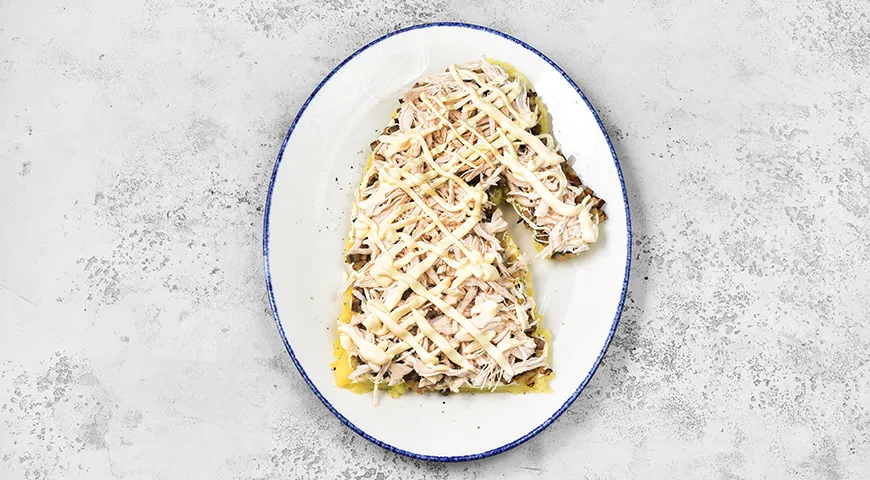 Новогодний салат «Лошадь»