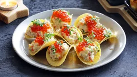 Рецепты новогоднего меню с икрой лососёвой