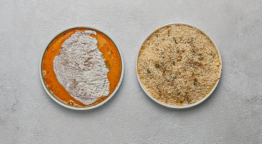 Запеченный шницель из индейки