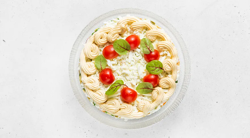 Торт «Оливье»