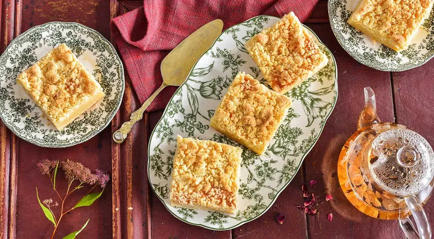 Немецкий пирог «Кухен» со штрейзелем