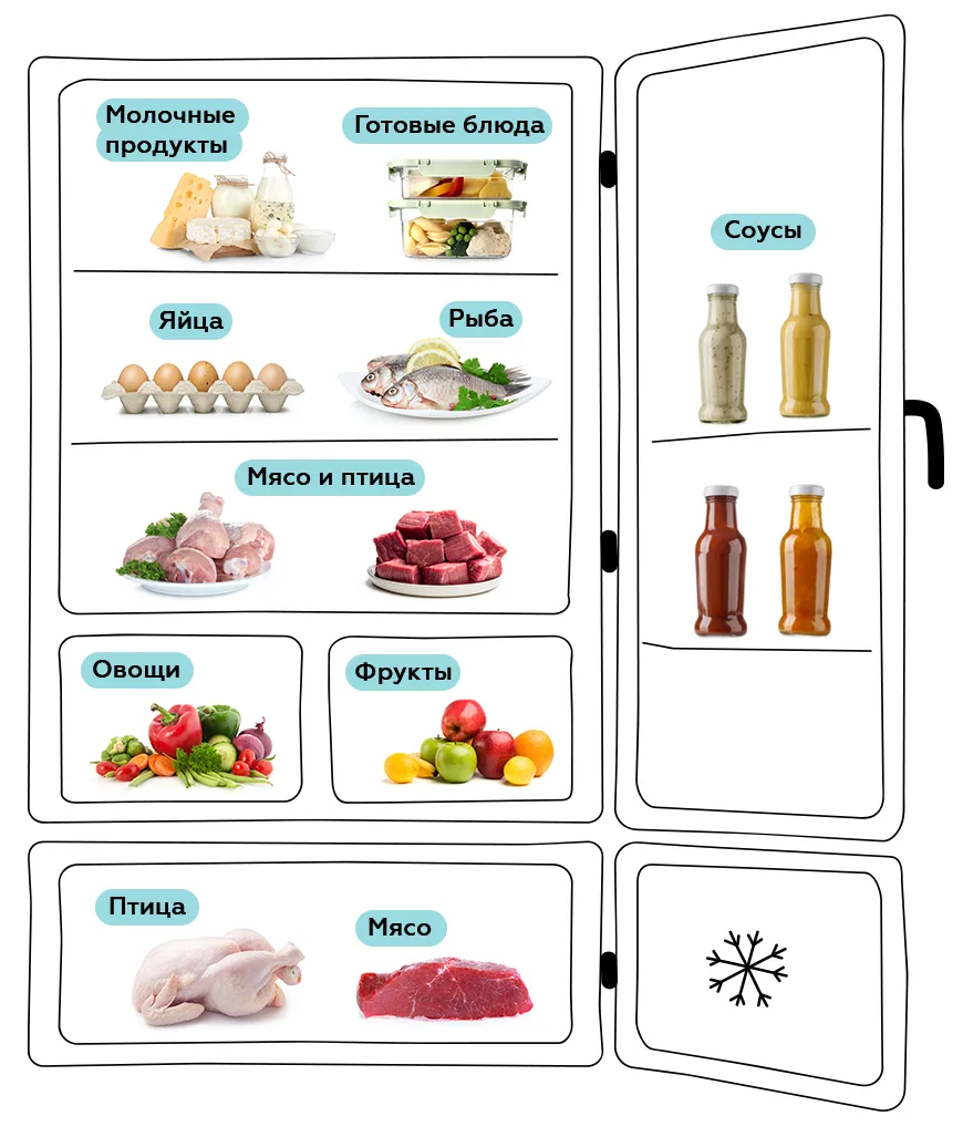 Храните продукты правильно, чтобы они сохраняли свежесть и пользу — читать  на Gastronom.ru