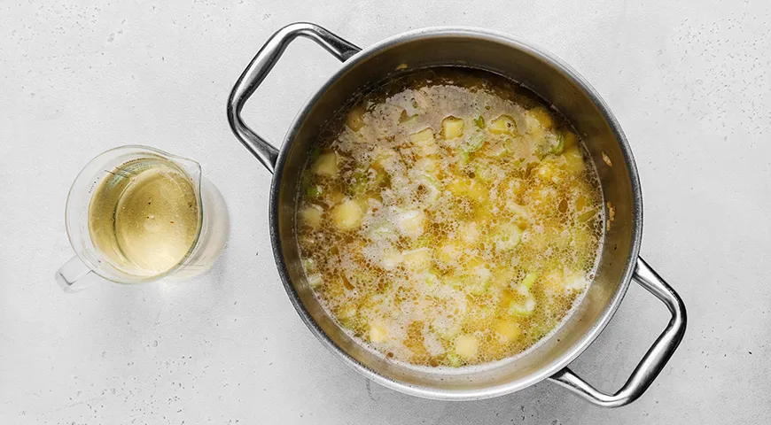 Сырный крем-суп с беконом