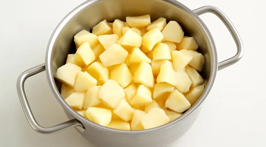 Яблочное пюре со сгущенкой