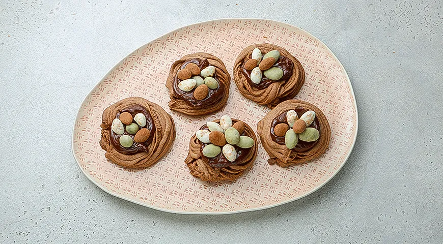 Печенье «Пасхальные гнезда»