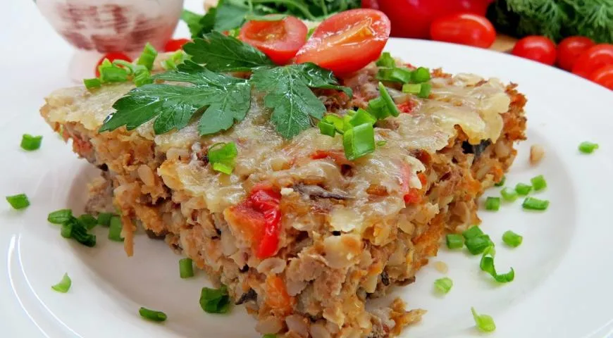 Рецепт мясной запеканки с грибами с фото пошагово на Вкусном Блоге