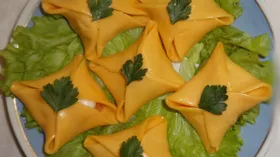 Закуска "Сырные конвертики"