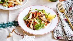 Рецепты на пост с кальмарами