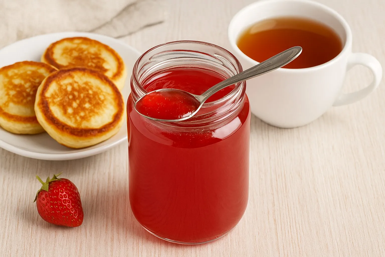 Желе из клубники на зиму