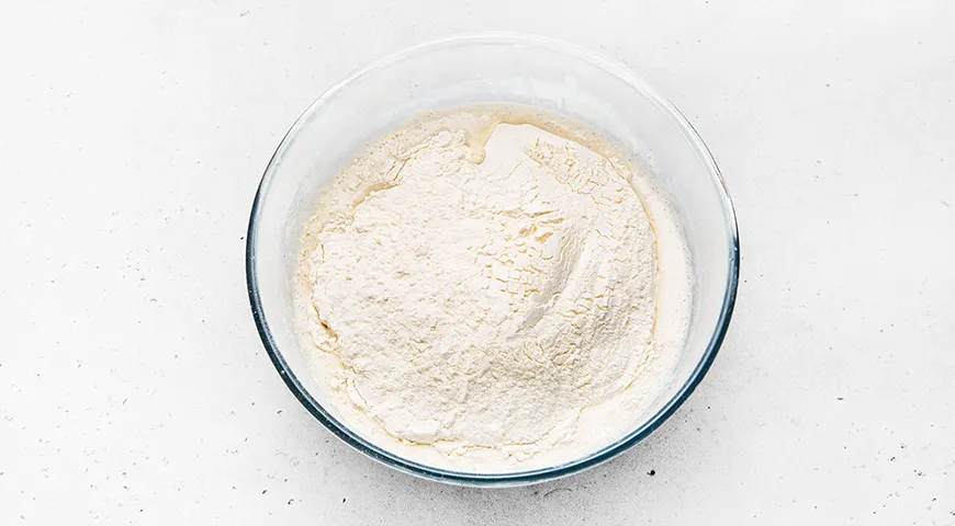 Пышные плюшки на кефире