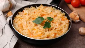 Жареная квашеная капуста