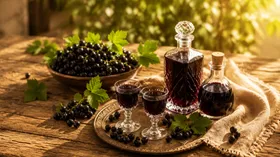 Эксперт поделился лайфхаками по приготовлению наливок из черной смородины