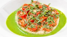 Рецепты с крупой, томатами и бобами