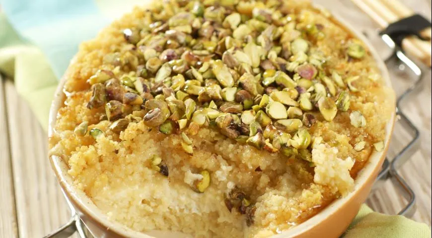 Иерусалимская кодафа с творогом, рецепт с кускусом