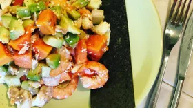 Рецепты с фруктами, морепродуктами и авокадо