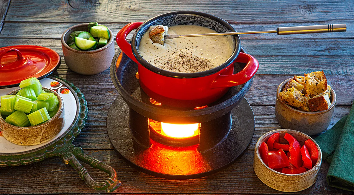Классическое сырное фондю