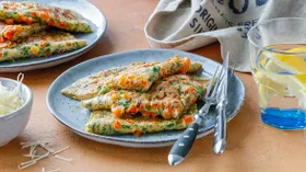 Блюдо из яиц с мукой