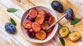 Сливы в собственном соку без сахара