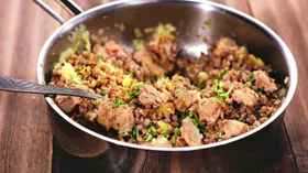 Рецепты с маслом растительным, крупой и лососем