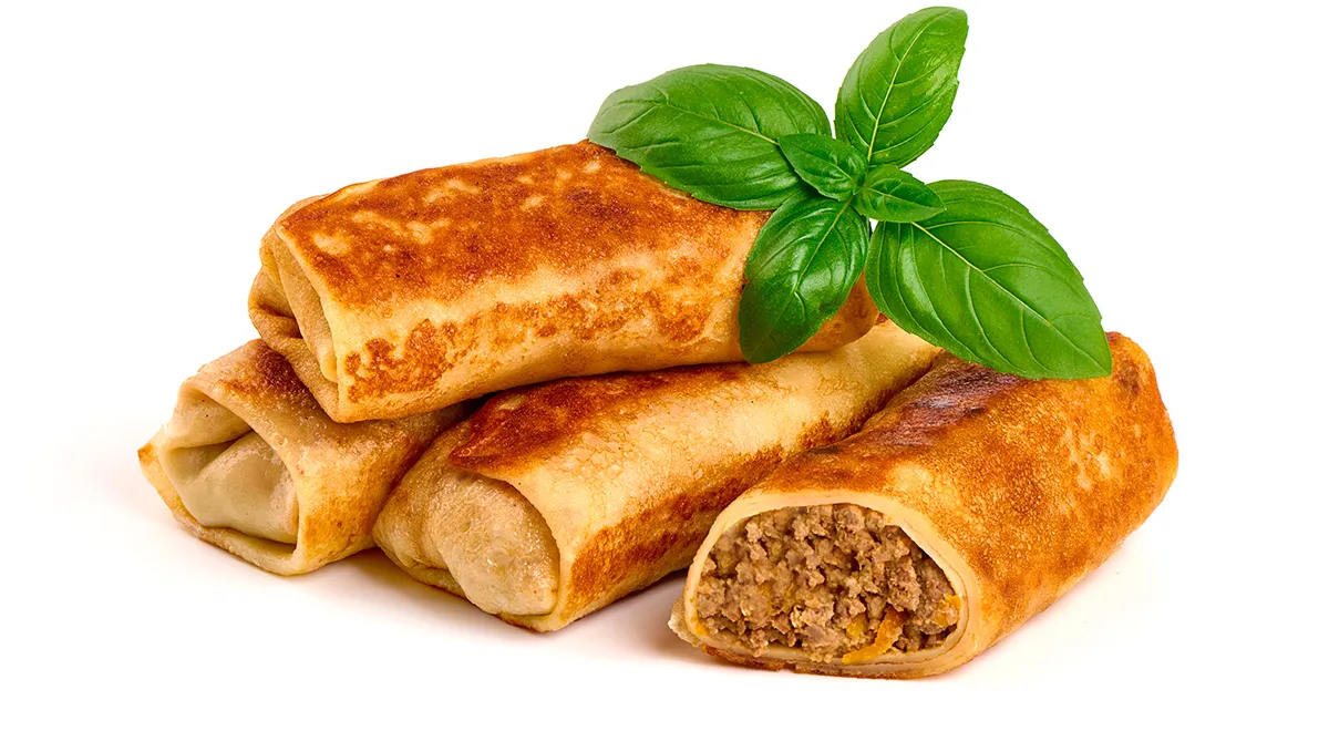 Блинчики с мясом