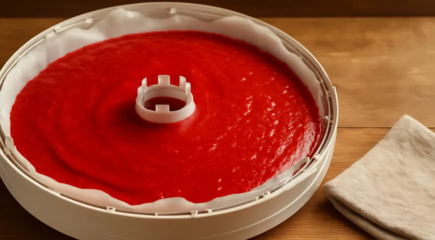 Пастила из малины в электросушилке