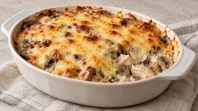Жюльен с курицей и грибами