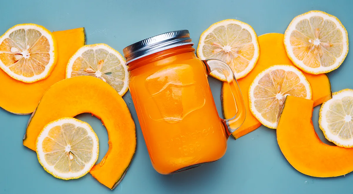 Тыквенный сок с лимоном