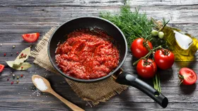 Томатный соус из помидоров и пасты