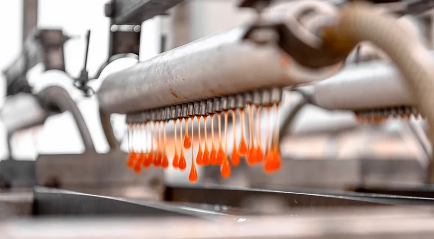 Внутри имитированной икры только загустители, стабилизаторы, эмульгаторы, красители, а также усилители вкуса и аромата 