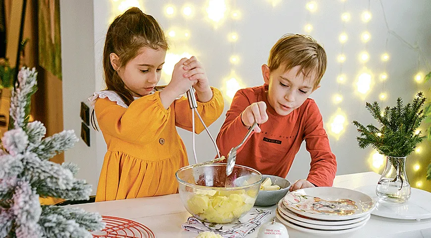 Сэндвичи из картофельных вафель с ветчиной