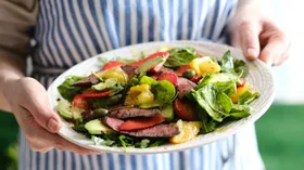 Рецепты с мясом и клубникой