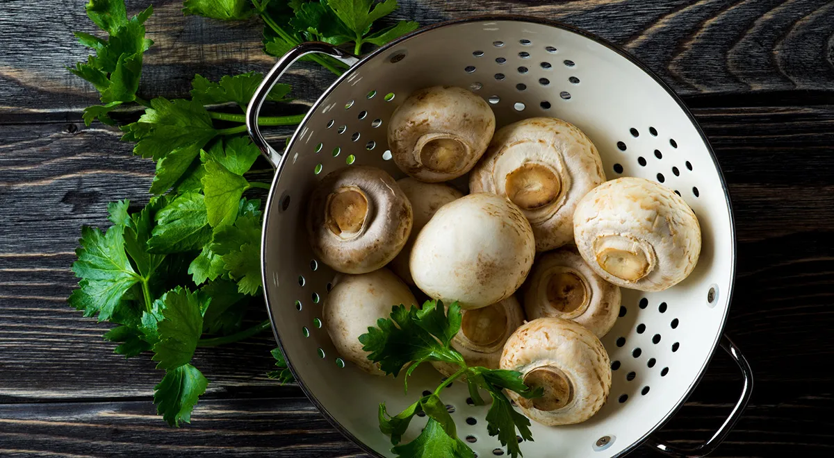 Шампиньоны маринованные с укропом и мини-перчиками, пошаговый рецепт с фото  на 266 ккал