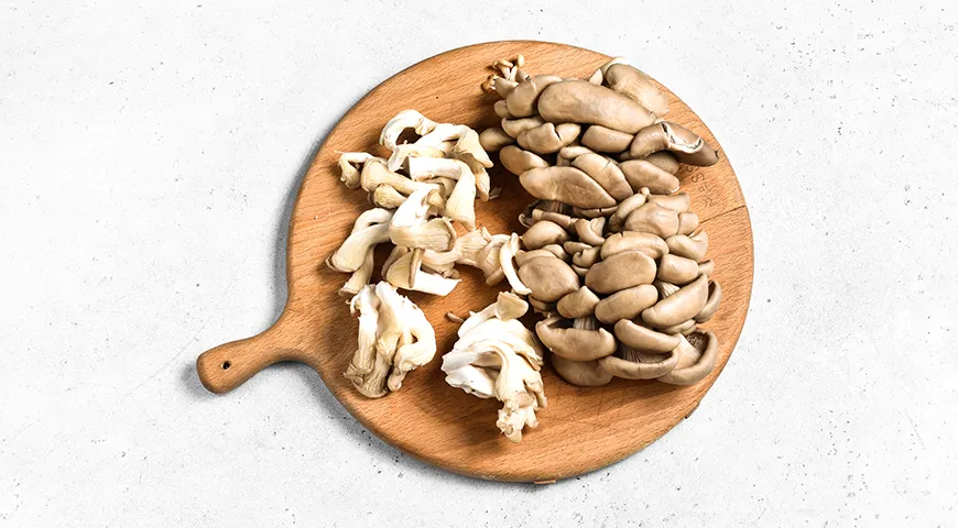 Жаренные вешенки на сковороде