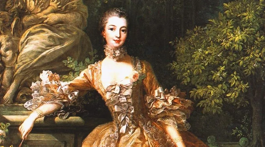 Маркиза де Помпадур очень любила позировать для портретов