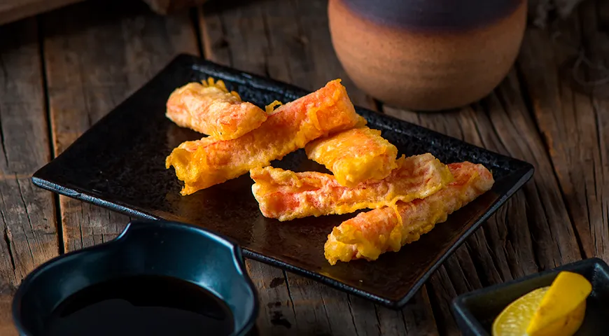 В японской кухне филе удильщика готовят в темпуре